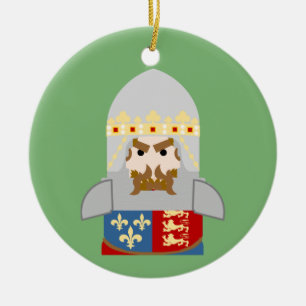 Edward the Black Prince Ceramic Tree Decoration
