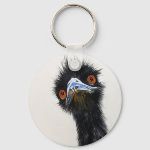 Edward the Erudite Emu Key Ring