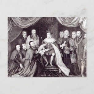 Edward VI Granting the Charter Postcard