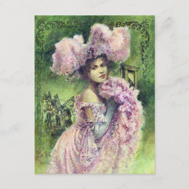 Edwardian Dancer Postcard (Front)