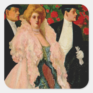 Edwardian Fashions Square Sticker