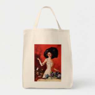 Edwardian Glamour Girl Tote Bag