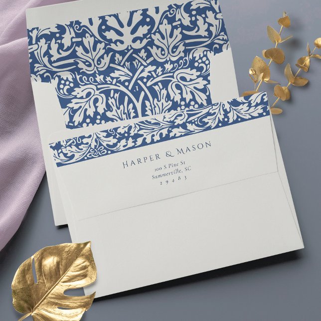 Edwardian Inspired William Morris Wedding Envelope (Creator Uploaded)