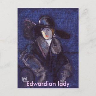 EDWARDIAN LADY POSTCARD
