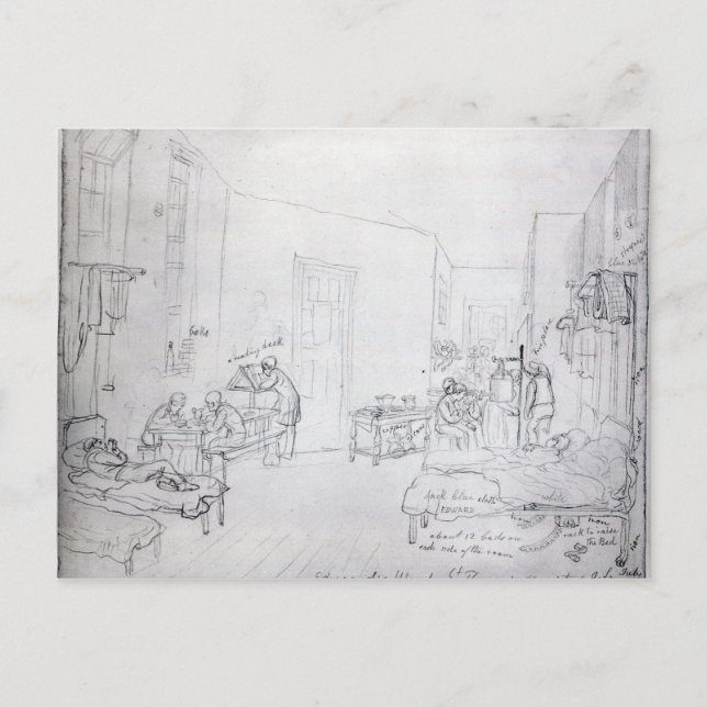 Edward's Ward, St. Thomas's Hospital, London Postcard (Front)