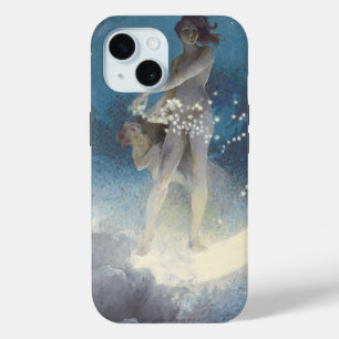 Edwin Blashfield Stars Scattering Art Nouveau iPhone 15 Case
