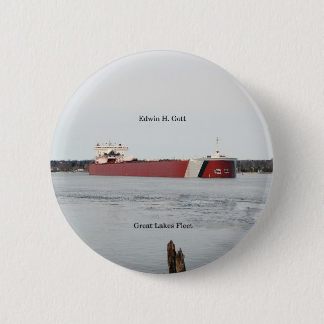 Edwin H. Gott button (Front)