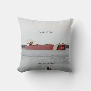 Edwin H. Gott square pillow