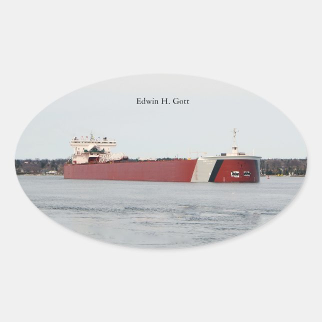 Edwin H. Gott sticker (Front)