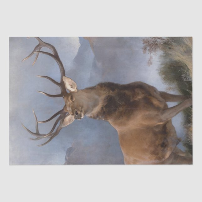 Edwin Henry Landseer | The Monarch of the Glen Tissue Paper (Front)