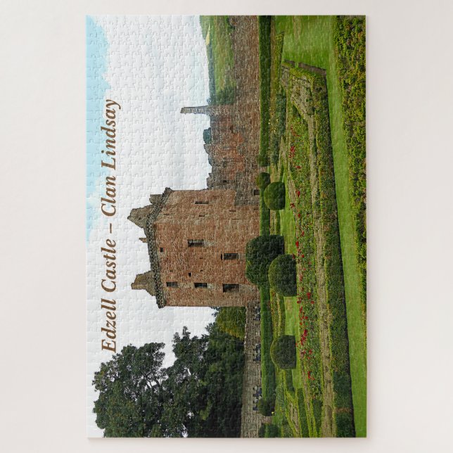 Edzell Castle – Clan Lindsay Jigsaw Puzzle (Vertical)