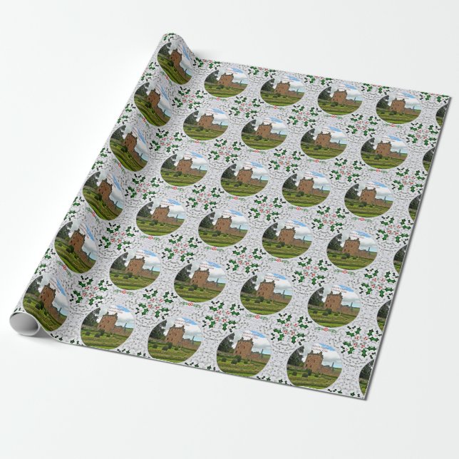 Edzell Castle – Lindsay Clan Wrapping Paper (Unrolled)