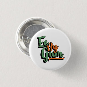 Ee By Gum, Yorkshire Dialect, Slang, English 3 Cm Round Badge