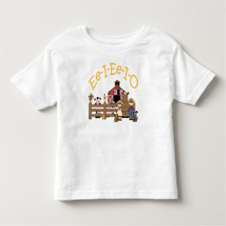 Ee I Ee I O on the Farm Toddler T-Shirt