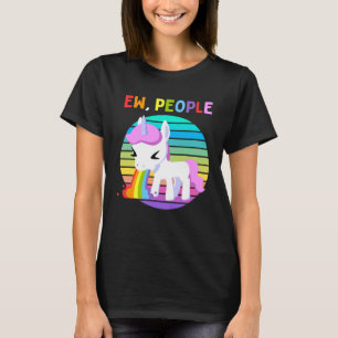 Ee People Unicorn Sunset Rainbow T-Shirt