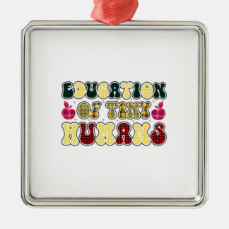 Eeducation Of Tiny Humans Metal Tree Decoration