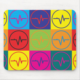 EEG Pop Art Mouse Pad