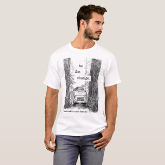 EEI bus in the redwoods t-shirt