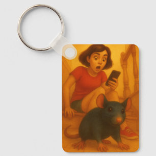 Eek a mouse  key ring