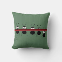 Eeks Throw Pillow