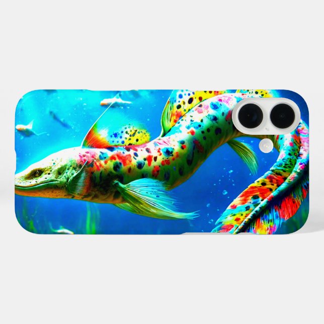 Eel Art Phone Case (Back (Horizontal))
