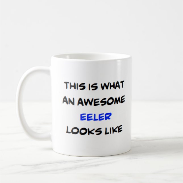 eeler, awesome coffee mug (Left)