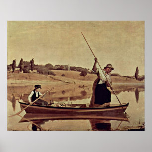 eels in Setauket by William Sidney Mount Poster