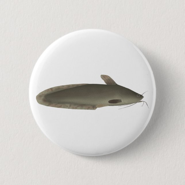 Eeltail Catfish 6 Cm Round Badge (Front)
