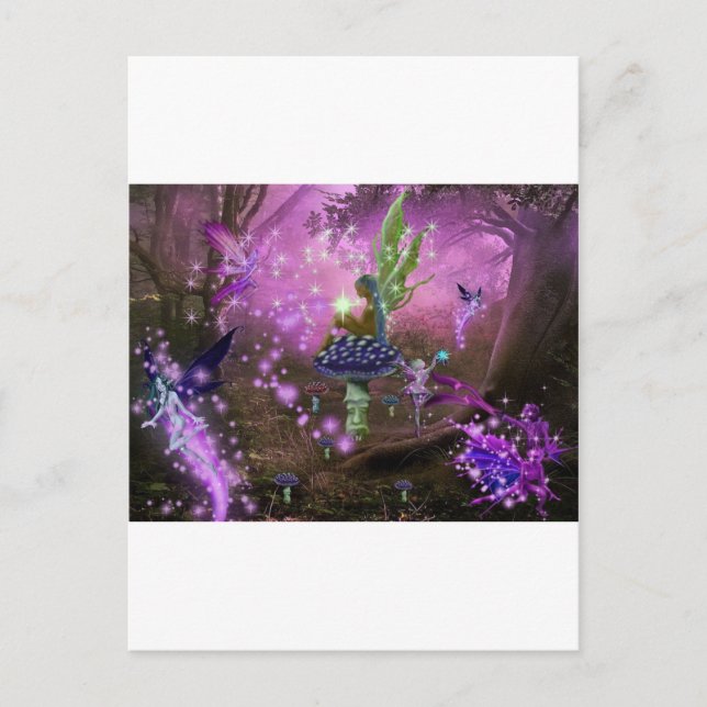 Een fonkelend bos postcard (Front)