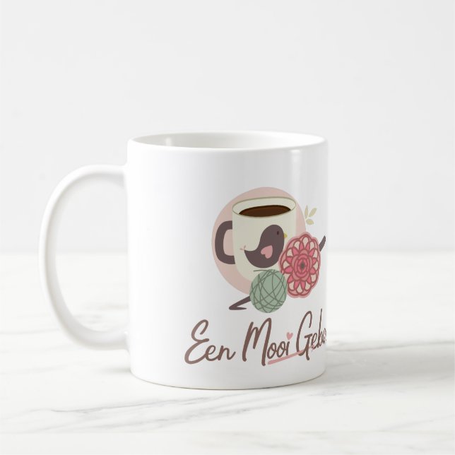 Een Mooi Gebaar - Logo - Koffie Mok Coffee Mug (Left)