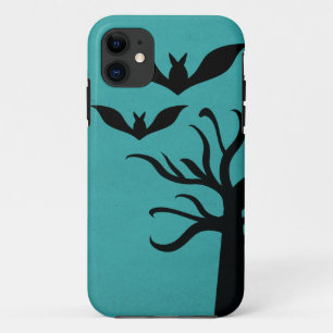 Eerie Bats iPhone 5 BT Case, Aqua Case-Mate iPhone Case