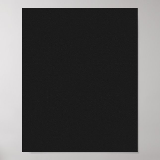 Eerie Black CUSTOMIZABLE Poster (Front)