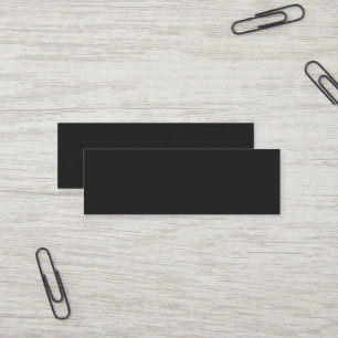 Eerie Black Mini Business Card