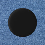 Eerie Black Solid Colour 3 Cm Round Badge<br><div class="desc">An intense and sophisticated deep black that exudes timeless elegance.Perfect for those seeking to make a bold statement.This powerful hue captures the essence of mystery and sophistication.This rich black colour is the ultimate choice for a striking and refined aesthetic.</div>