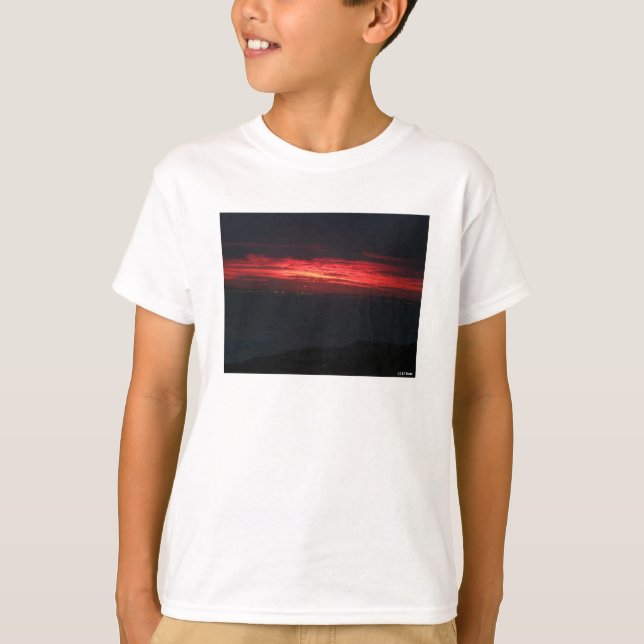 Eerie But Beautiful Sunset T-Shirt (Front)
