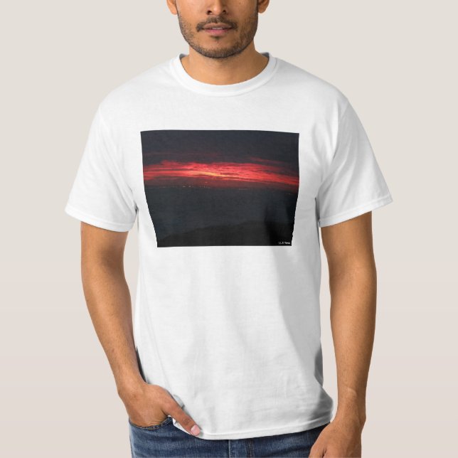 Eerie But Beautiful Sunset T-Shirt (Front)