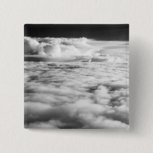 Eerie cloudscape at sunrise. 2 15 cm square badge