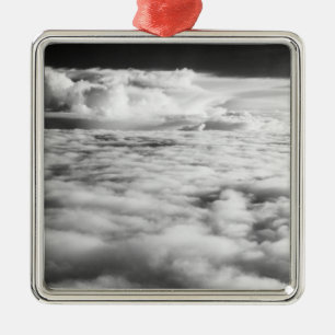 Eerie cloudscape at sunrise. 2 metal tree decoration