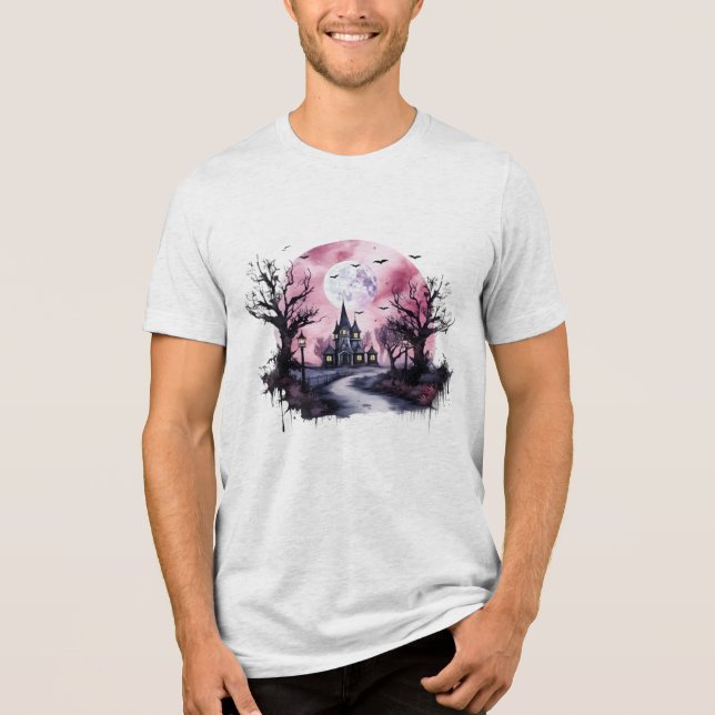 Eerie Estate Decor Tri-Blend Shirt (Front)