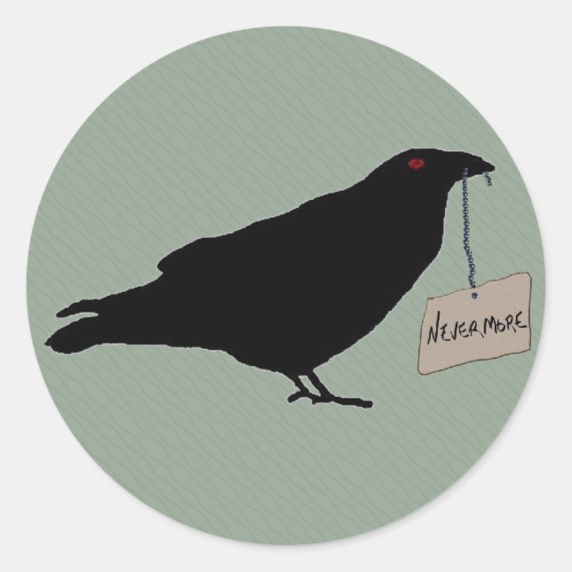 Eerie Raven Sticker Seal (Front)