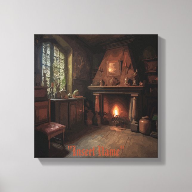 Eerie Seclusion Canvas Print (Front)
