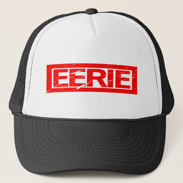 Eerie Stamp Trucker Hat (Front)