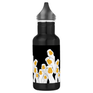 Eerie Surveillance: Geese Monitoring from Space 532 Ml Water Bottle