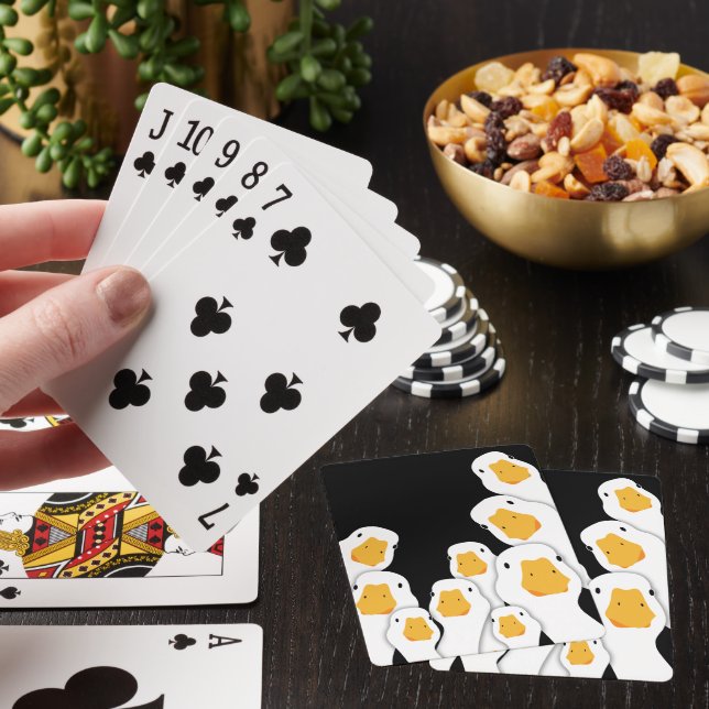 Eerie Surveillance: Geese Monitoring from Space Playing Cards (In Situ)