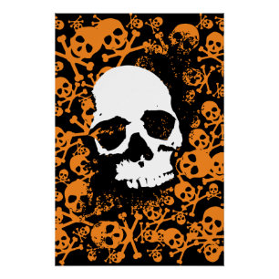 Eerie Symmetry: A Vibrant Array of Colourful Human Poster