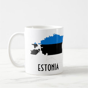 Eesti / Estonia map Coffee Mug