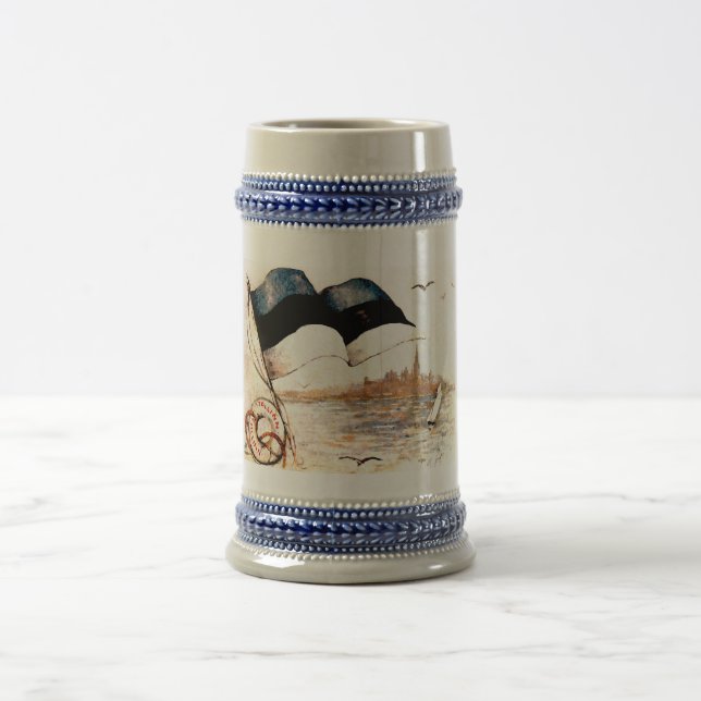 Eesti Lipp/Estonian Flag Beer Stein (Center)