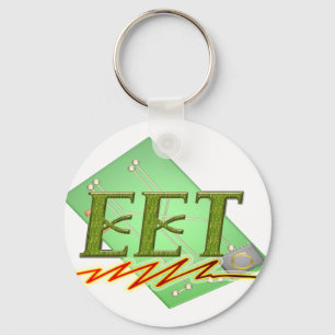 EET - ELECTRICAL ENGINEER TECH CIRCUIT BOARD LOGO KEY RING