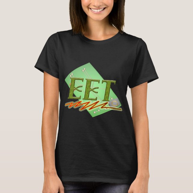 EET - ELECTRICAL ENGINEER TECH CIRCUIT BOARD LOGO T-Shirt (Front)