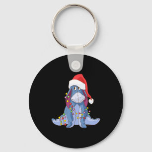 Eeyore Santa Claus  Key Ring
